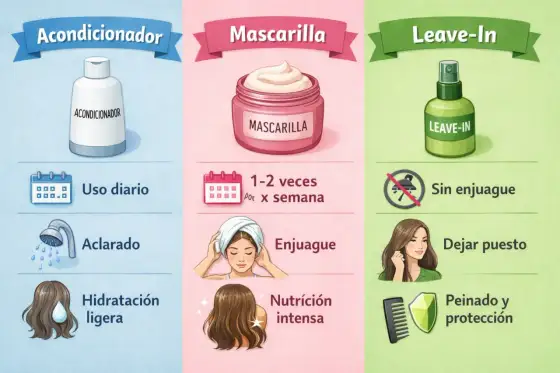 Acondicionador vs Mascarilla - ¿Cuál necesita tu pelo?